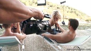 Samantha Jolie and Sasha Rose are fucked in an anal orgy