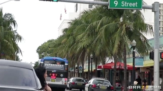 Diamond Kitty and Phoenix Marie getting fucked in the limo