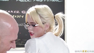 Alexis Ford in a [censored] outfit gets her ass slapped