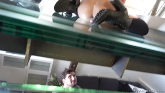 Redhead Dominica Phoenix fondles her wet cunt