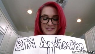 Siri demonstrates her huge natural 39H boobs