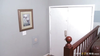 Hottest MILF Nina Elle rubbing her big tits on a webcam