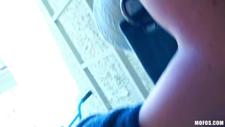 Blonde MILF Athena Angel has the nice time on the beach