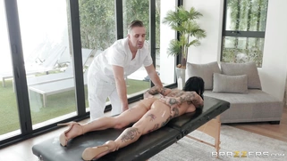 Joanna Angel came to massage therapist Keiran Lee