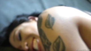 Honey Gold enjoys getting her pussy banged from behind