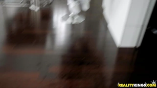 JMac watches Alexis Fawx dildoing her pussy