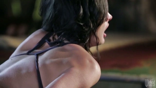 Wild lesbo hotties Penny Pax and Alektra Blue have wild lesbo sex outside