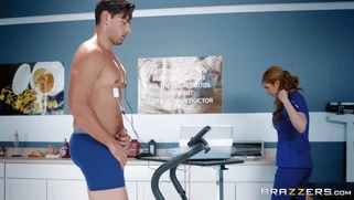 Doctor Lauren Phillips is testing Ryan Driller