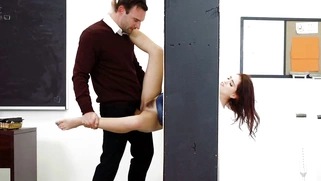 Brunette Brooke Haze gets her trimmed pussy drilled